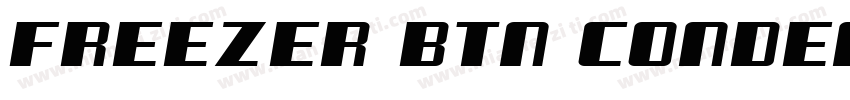 Freezer BTN Condensed字体转换